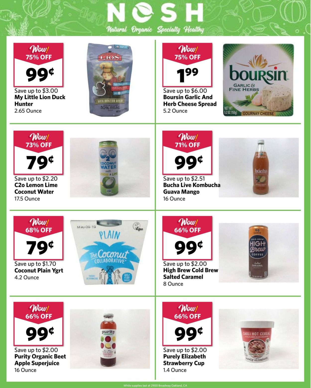 Catalogue Grocery Outlet from 07/15/2020