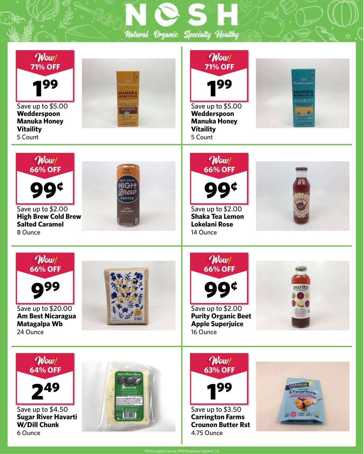 Catalogue Grocery Outlet from 07/22/2020