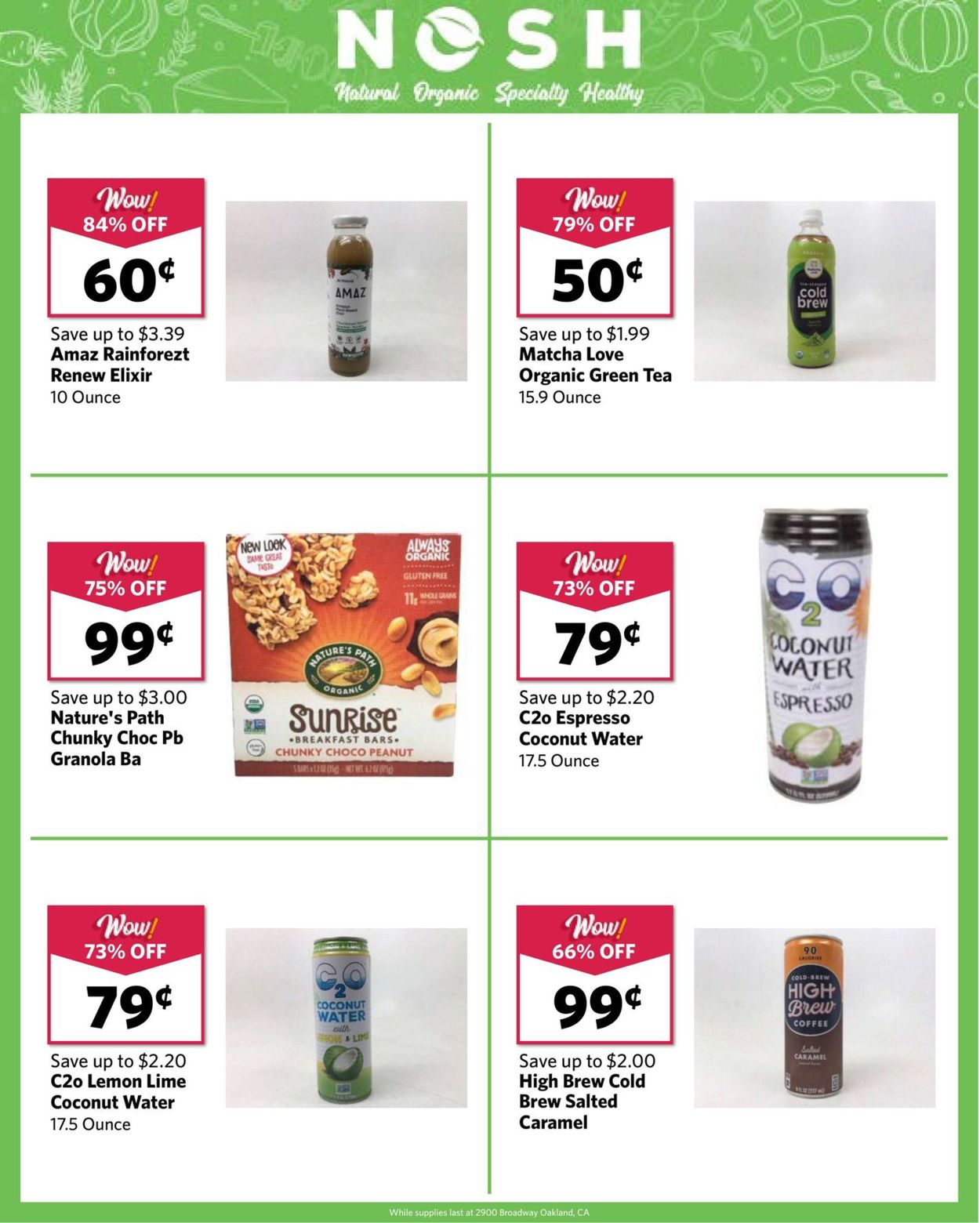 Catalogue Grocery Outlet from 07/29/2020