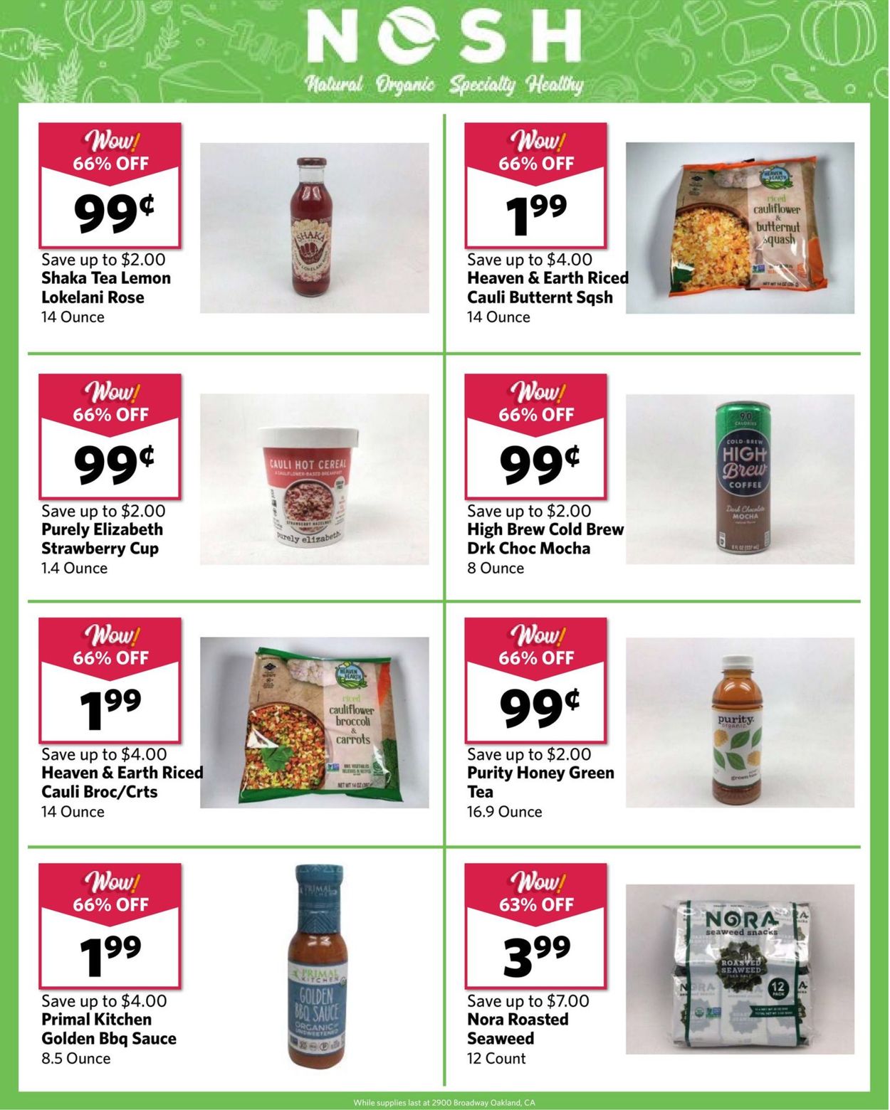 Catalogue Grocery Outlet from 07/29/2020