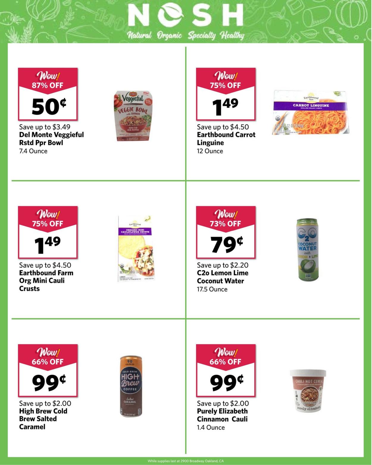 Catalogue Grocery Outlet from 08/26/2020