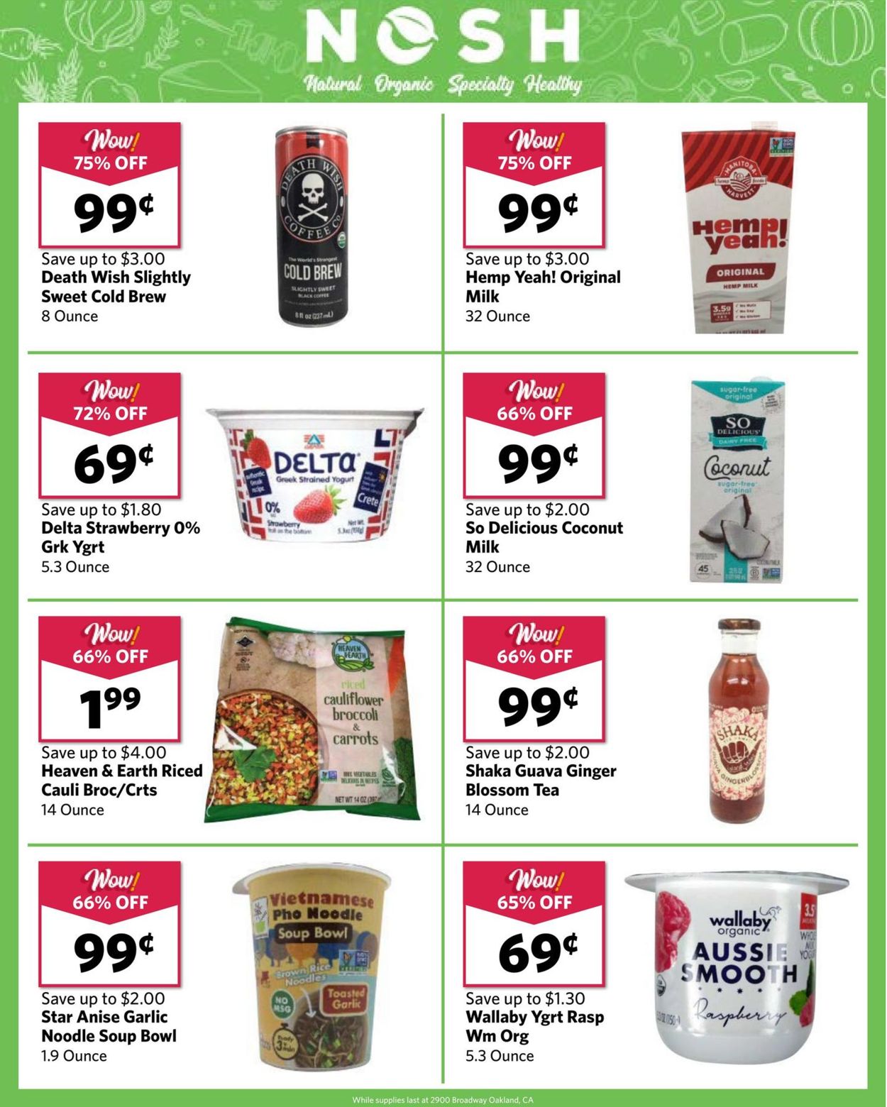 Catalogue Grocery Outlet from 10/07/2020
