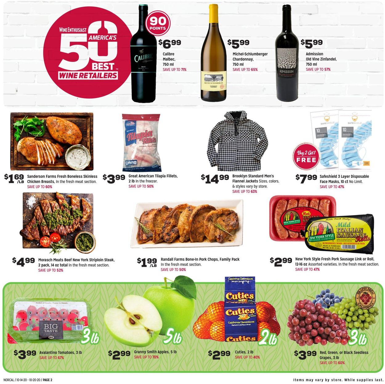 Catalogue Grocery Outlet from 10/14/2020