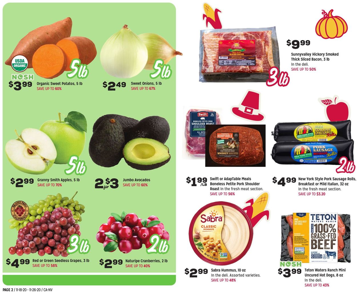 Catalogue Grocery Outlet from 11/18/2020