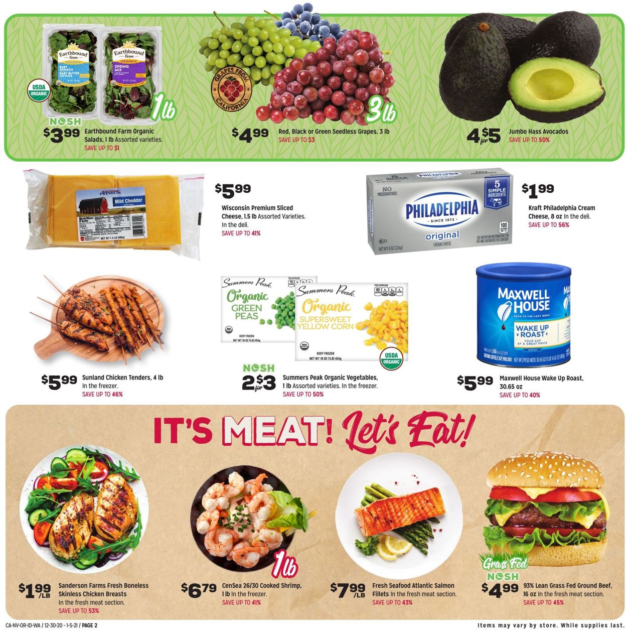Catalogue Grocery Outlet from 12/30/2020