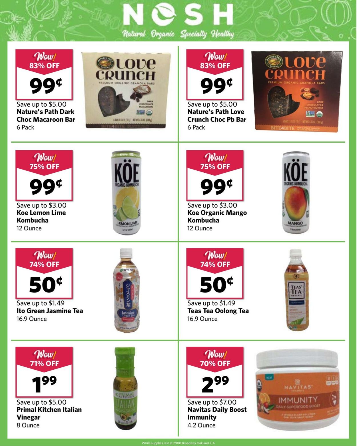 Catalogue Grocery Outlet from 01/13/2021