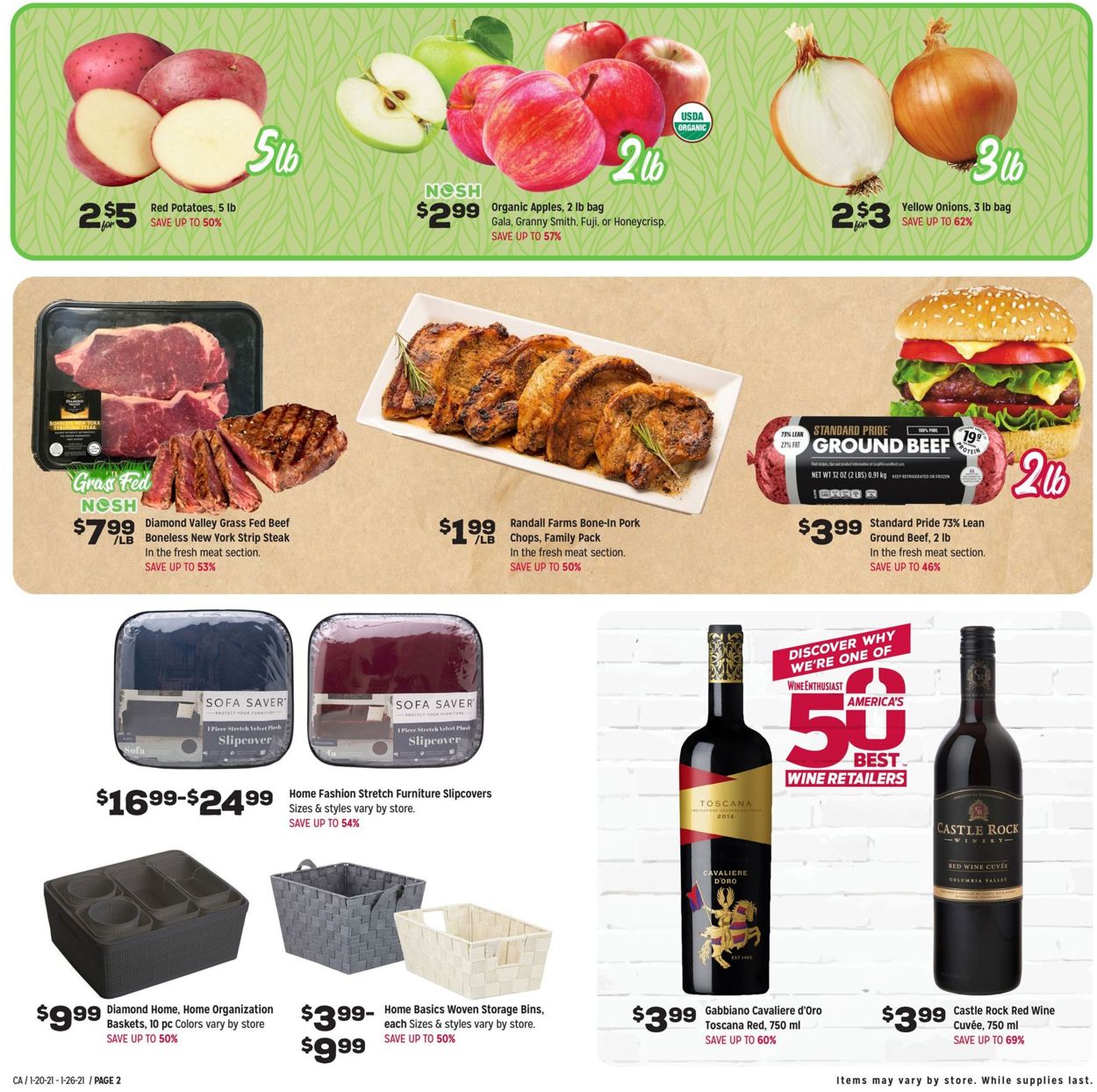 Catalogue Grocery Outlet from 01/20/2021