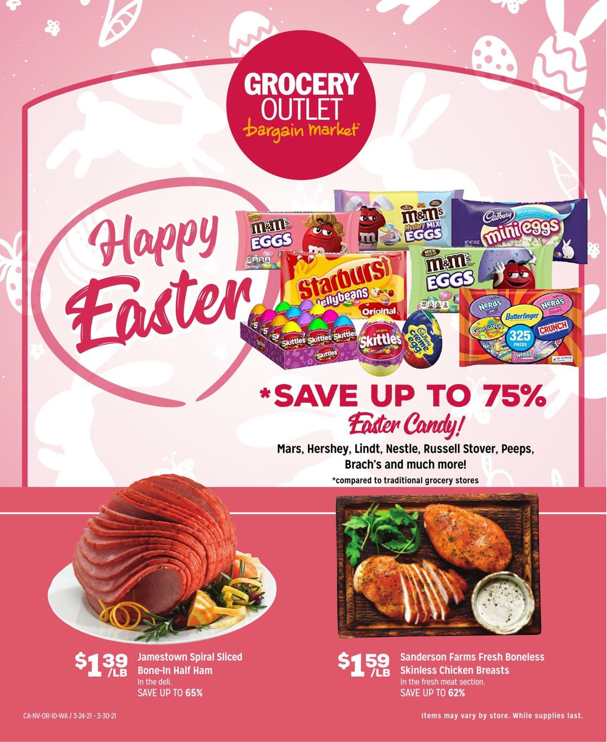 Catalogue Grocery Outlet - Easter 2021 Ad from 03/24/2021