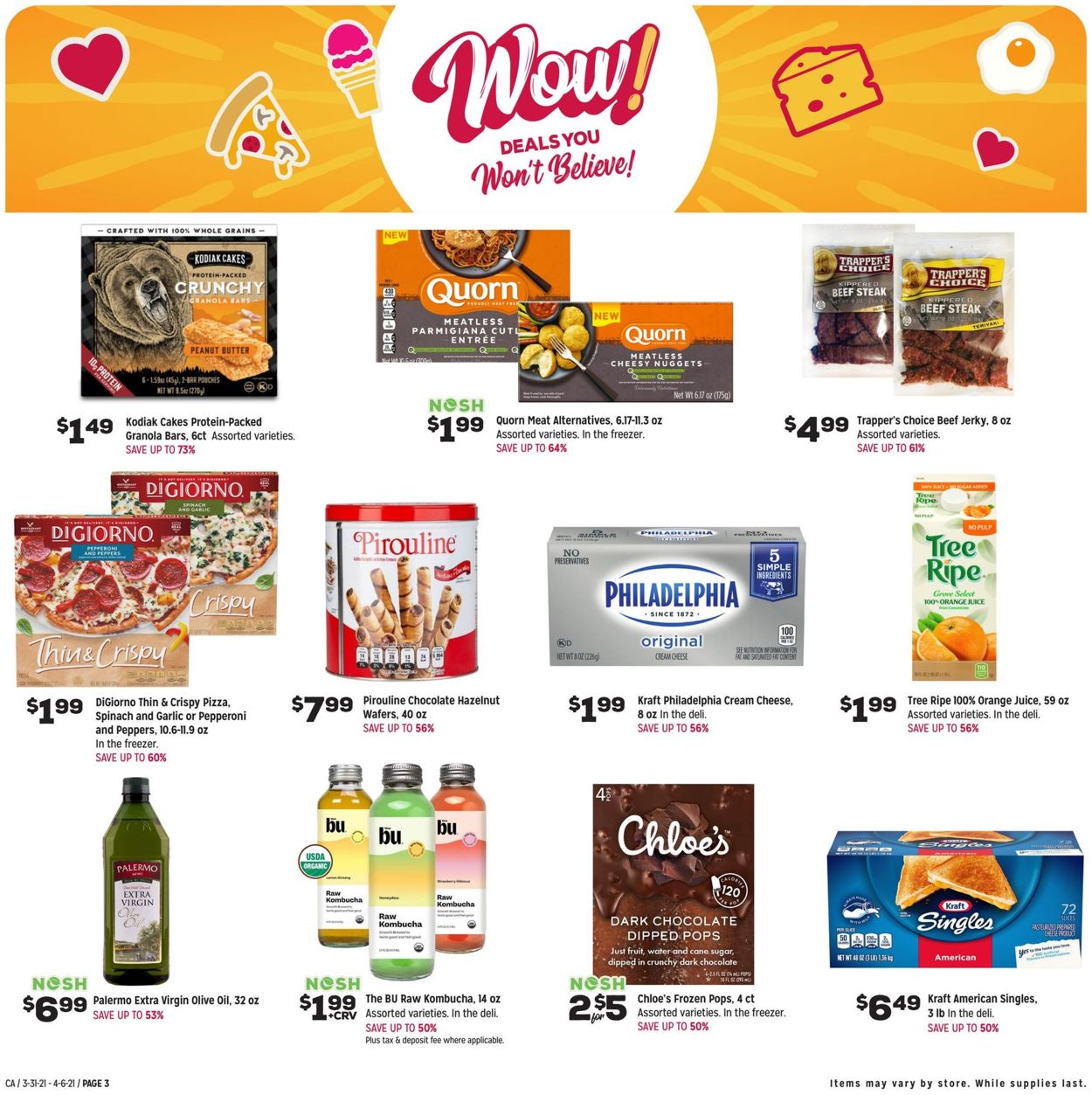 Catalogue Grocery Outlet from 03/31/2021