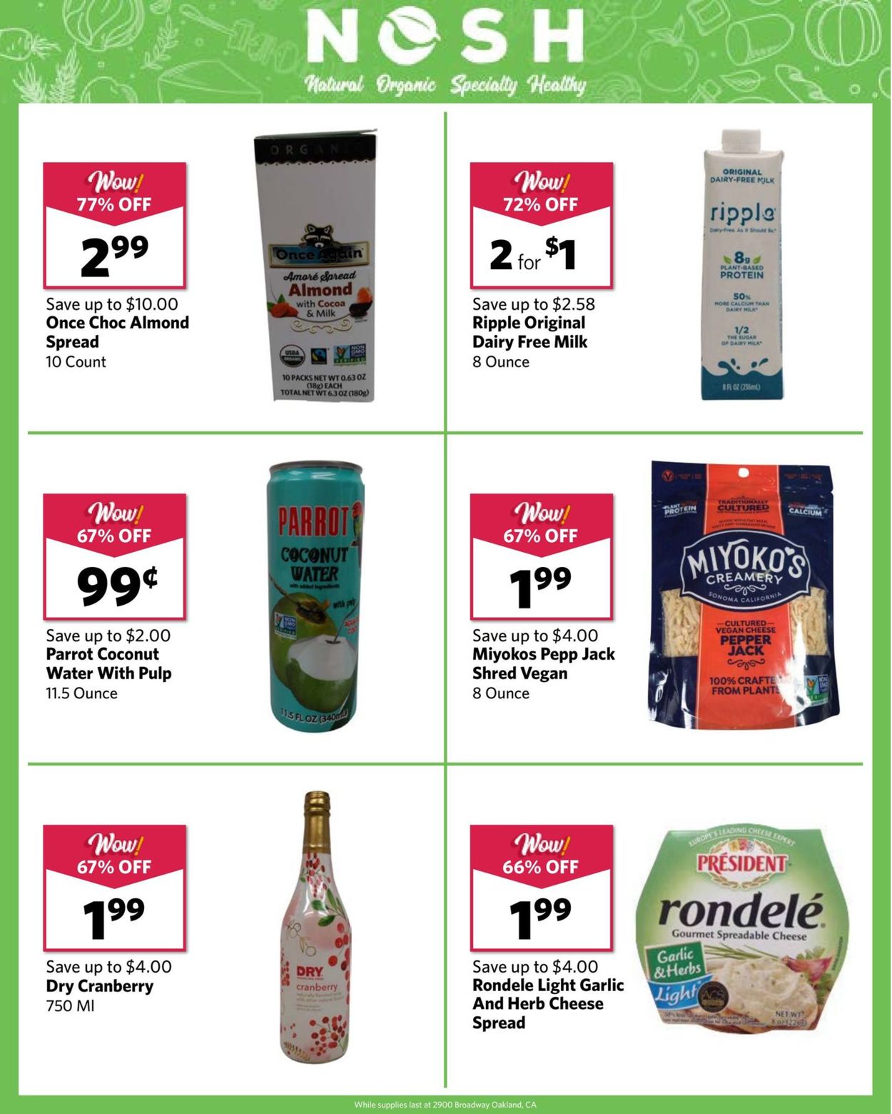 Catalogue Grocery Outlet from 04/21/2021