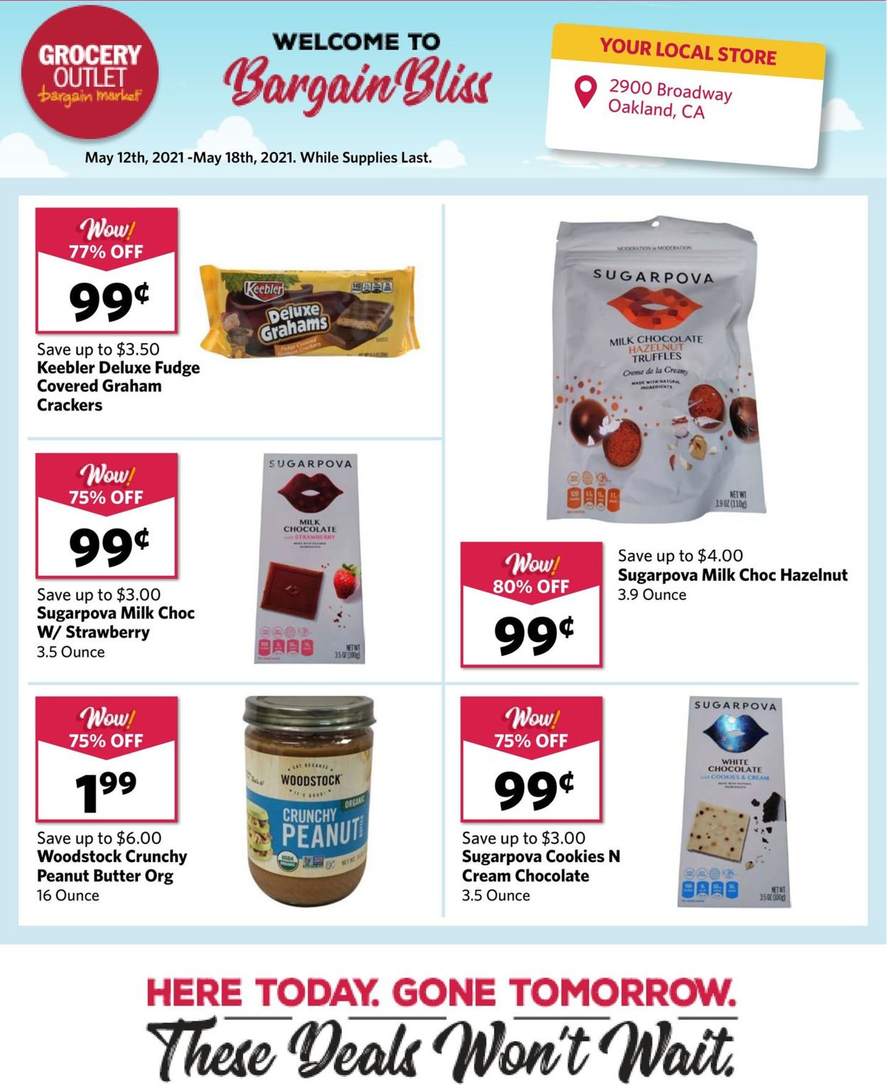 Catalogue Grocery Outlet from 05/12/2021