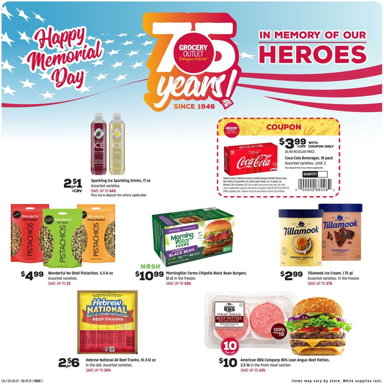 Catalogue Grocery Outlet from 05/26/2021