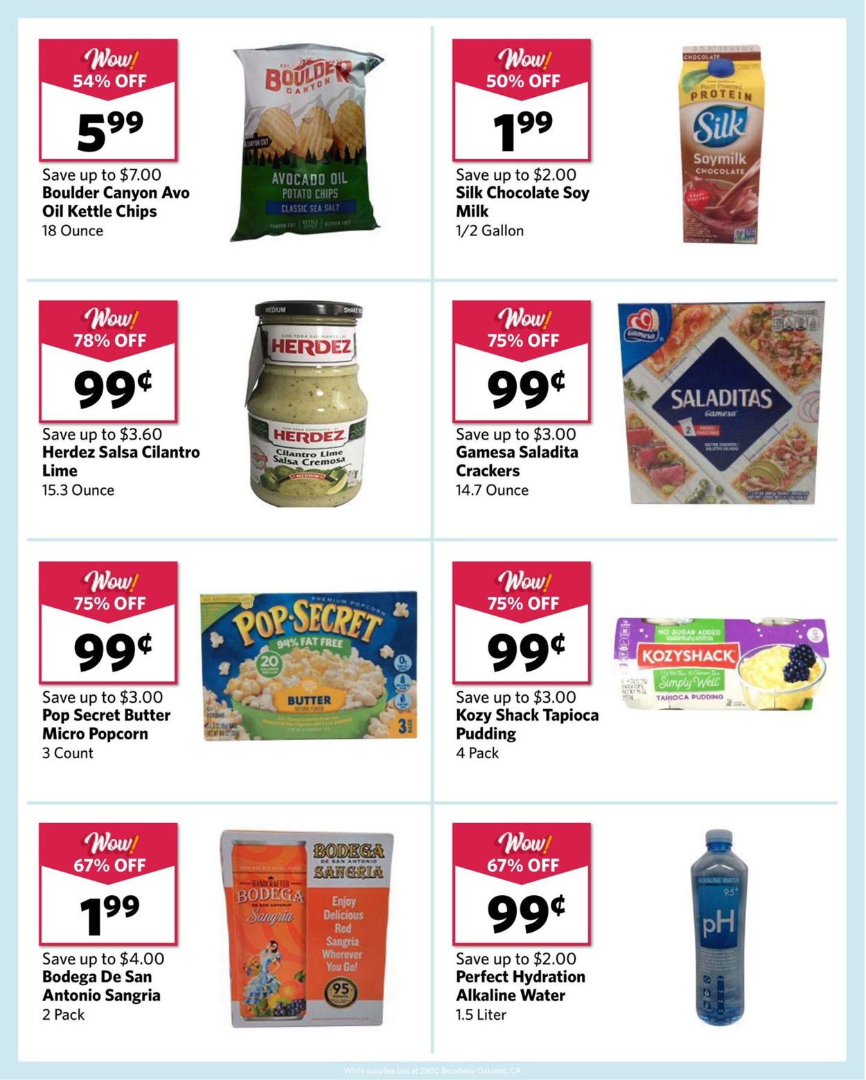 Catalogue Grocery Outlet from 08/11/2021