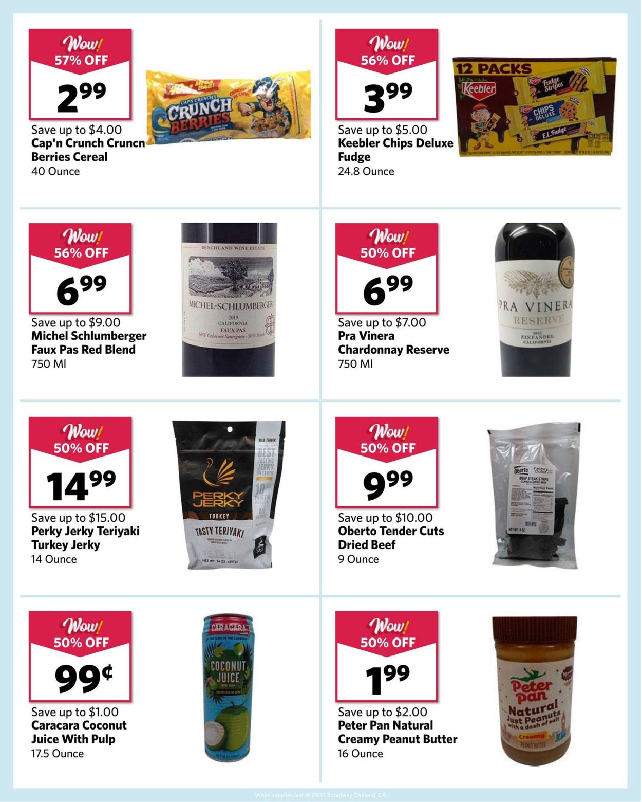 Catalogue Grocery Outlet from 08/11/2021