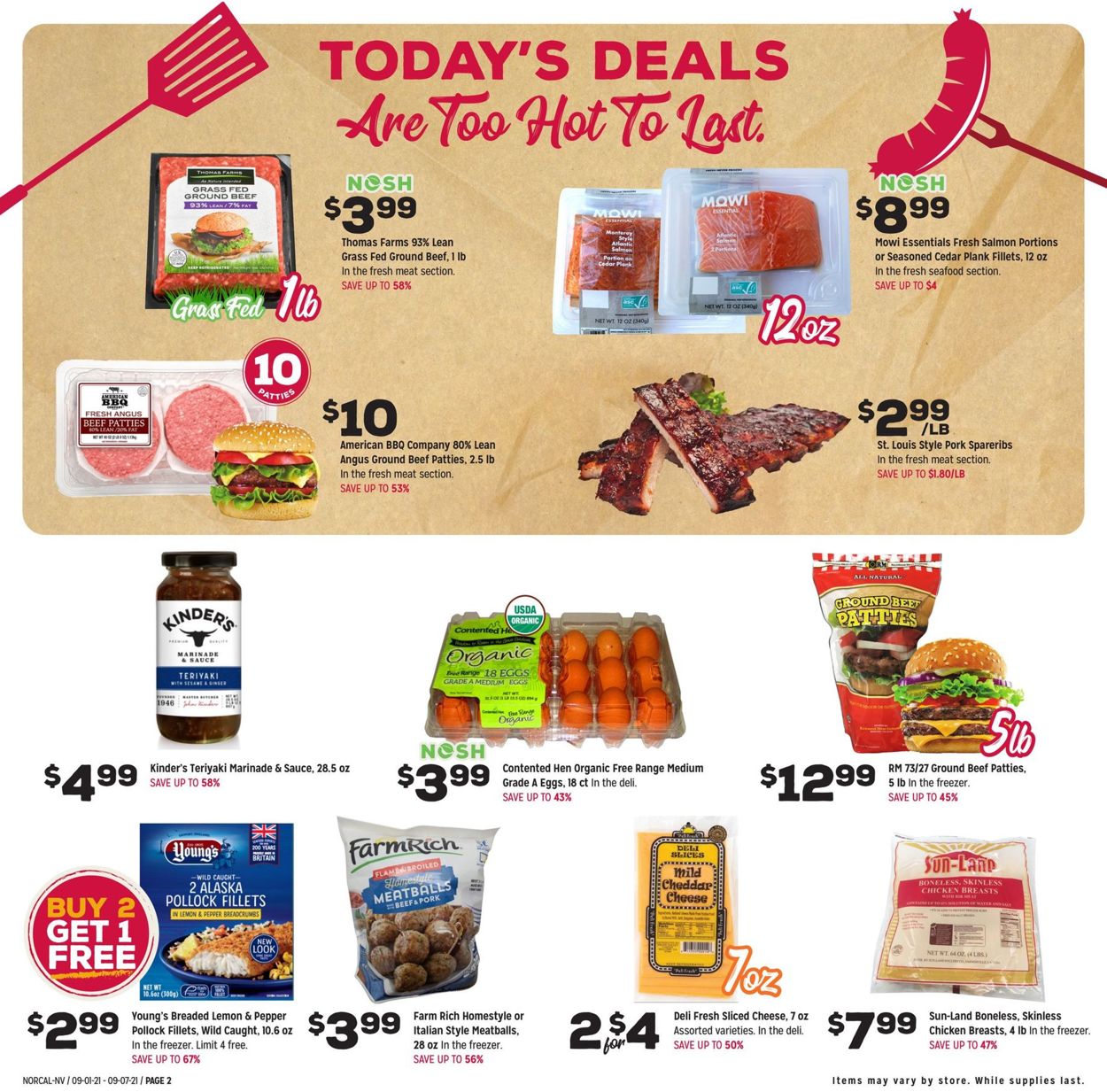 Catalogue Grocery Outlet from 09/01/2021