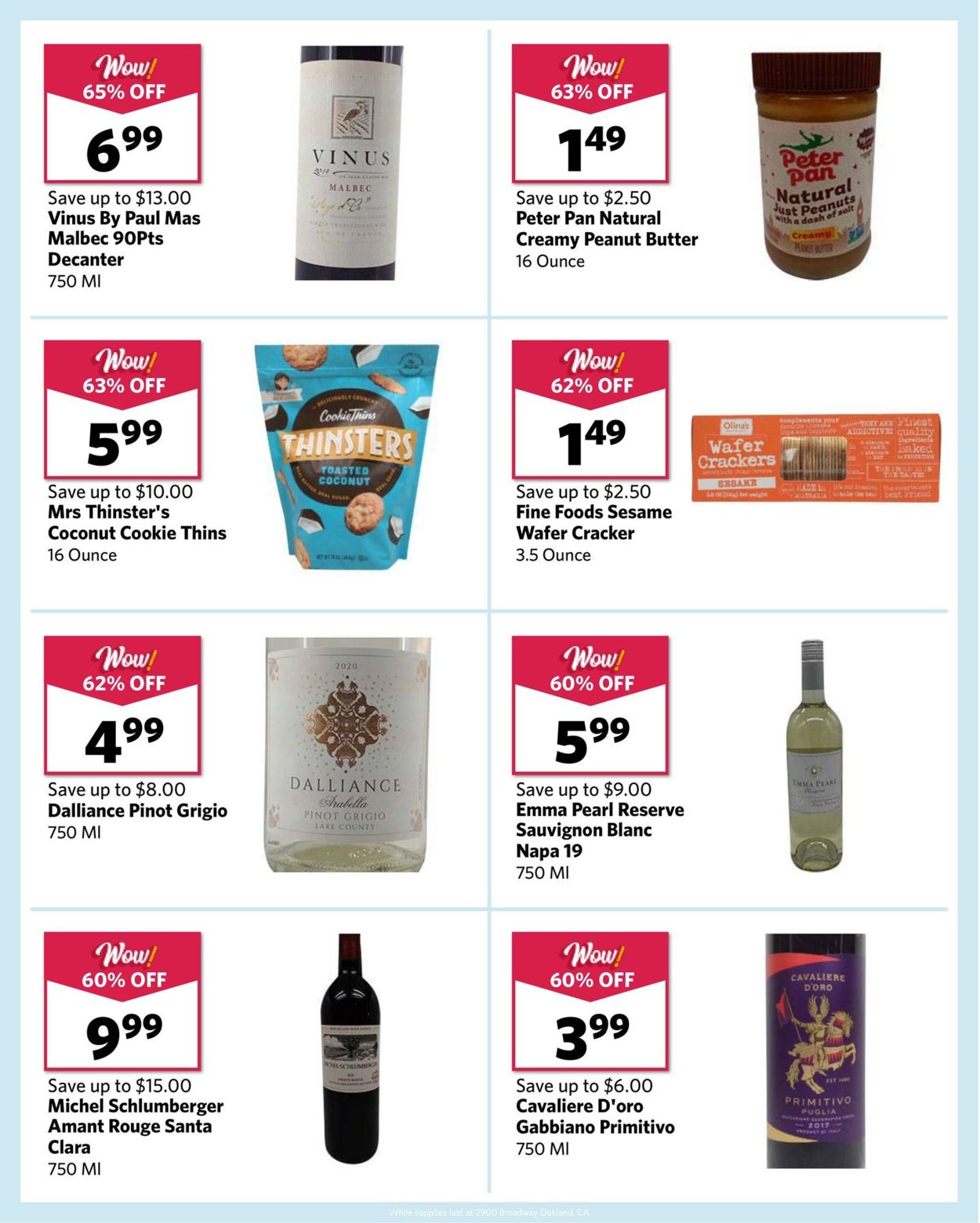 Catalogue Grocery Outlet from 09/08/2021
