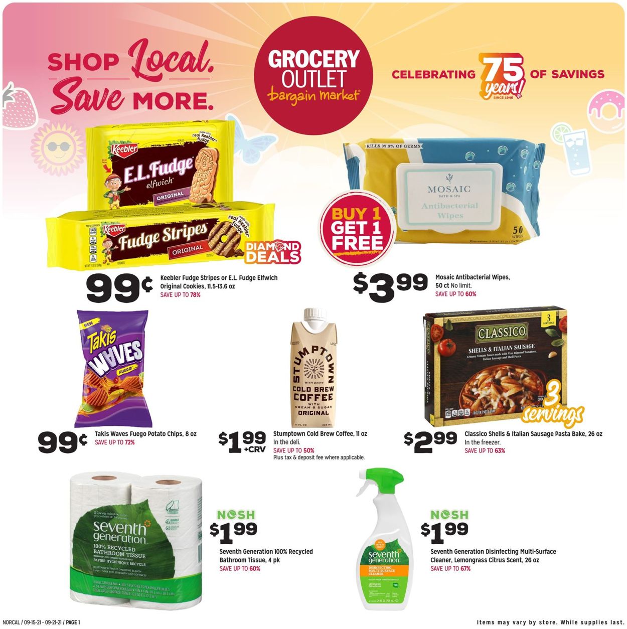 Catalogue Grocery Outlet from 09/15/2021