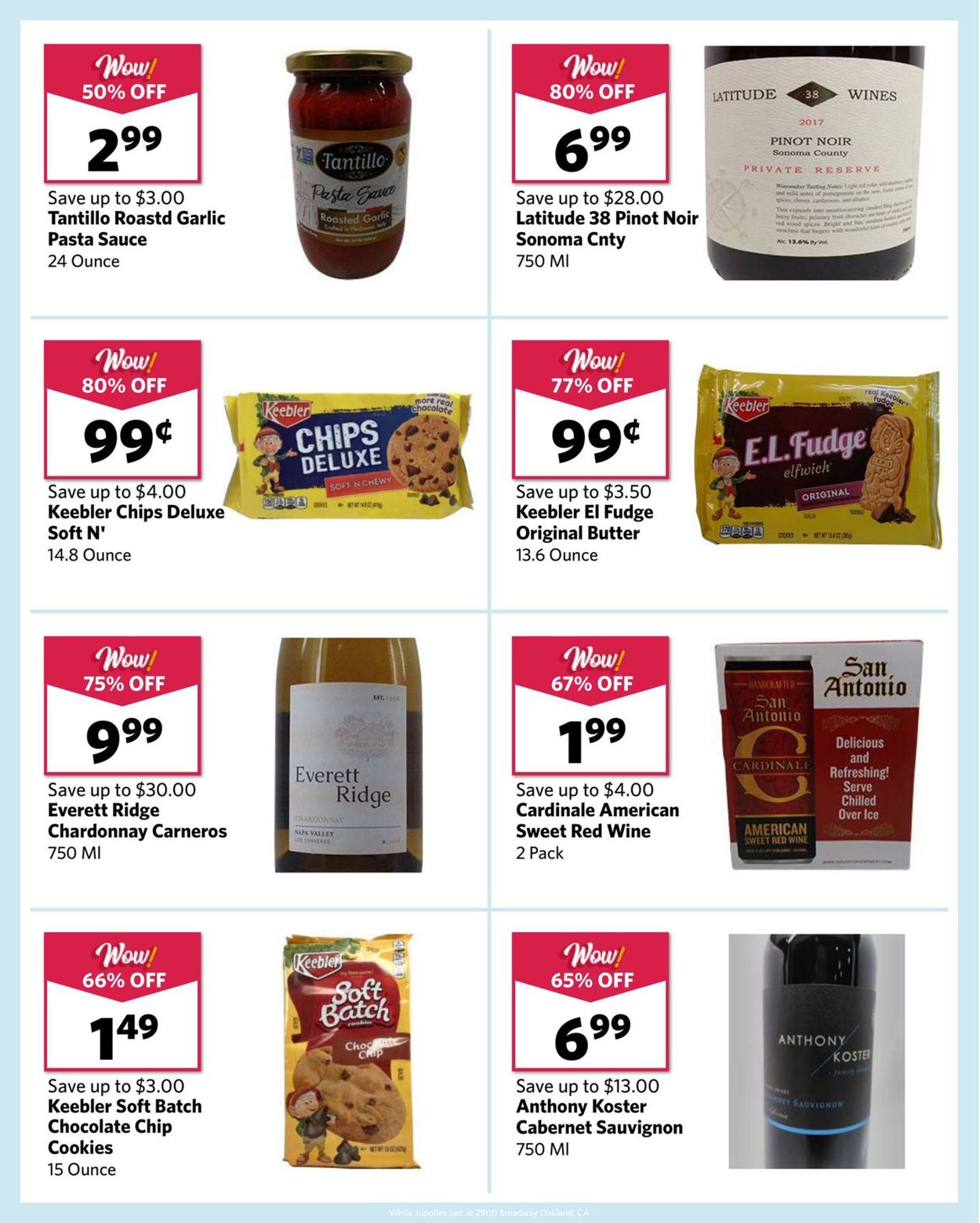 Catalogue Grocery Outlet from 09/15/2021