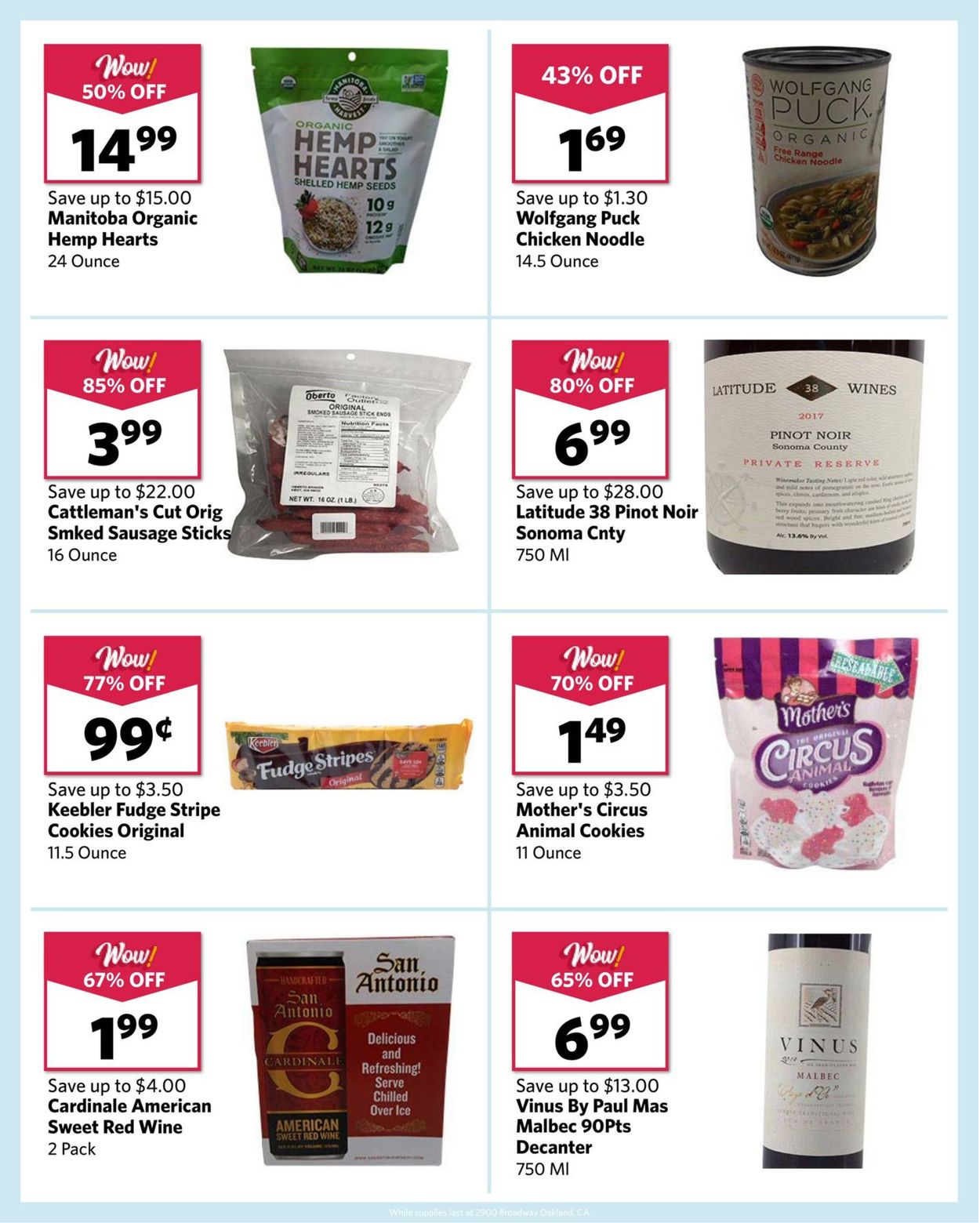 Catalogue Grocery Outlet from 09/22/2021