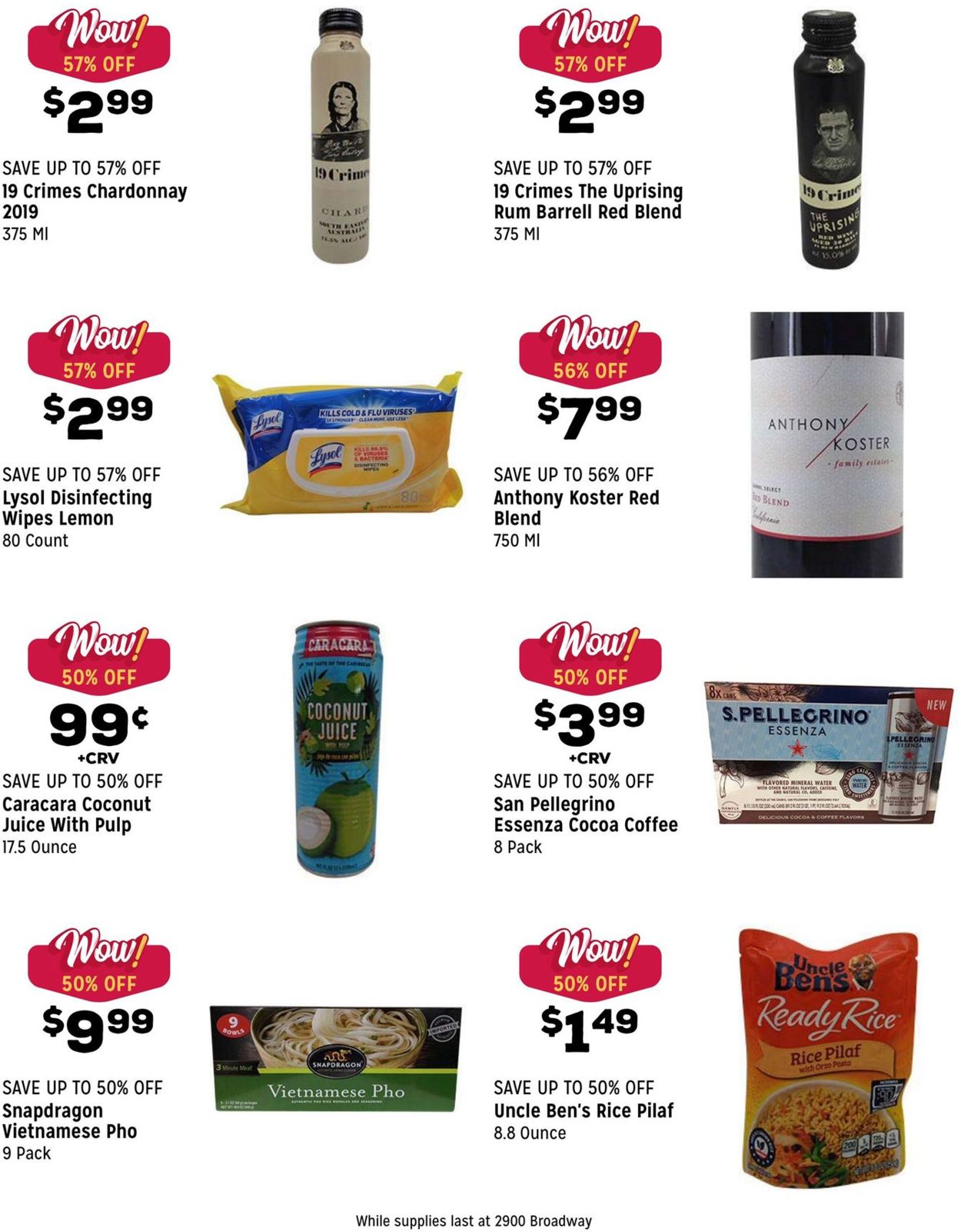 Catalogue Grocery Outlet from 10/20/2021