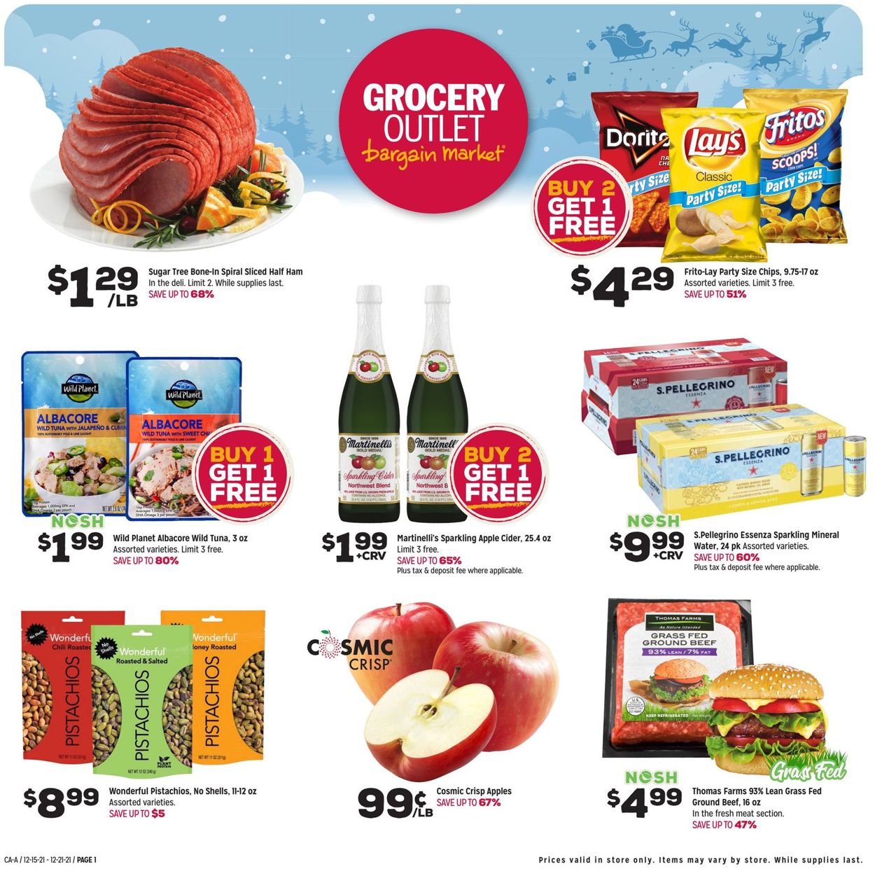 Catalogue Grocery Outlet from 12/15/2021