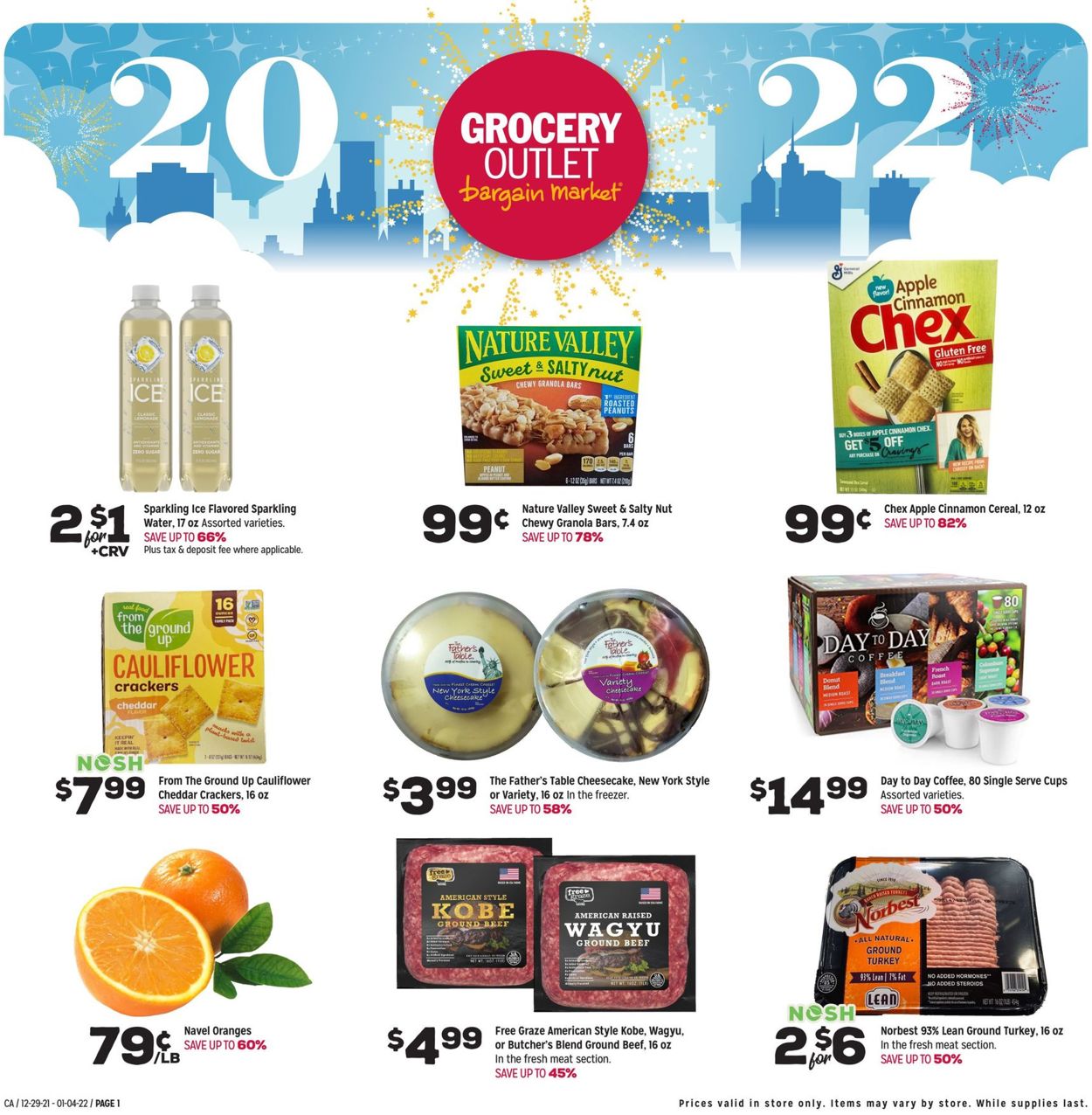 Catalogue Grocery Outlet from 12/29/2021