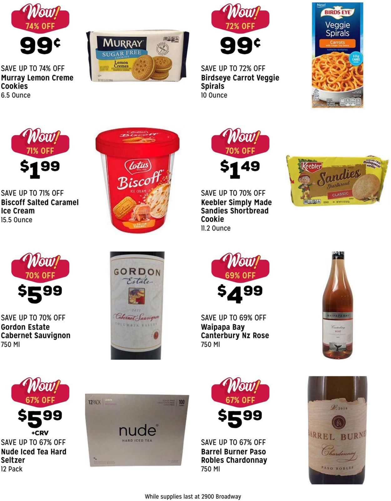 Catalogue Grocery Outlet from 03/16/2022