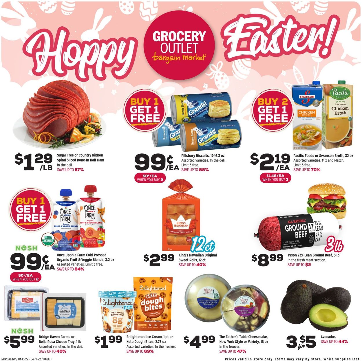 Catalogue Grocery Outlet EASTER 2022 from 04/13/2022