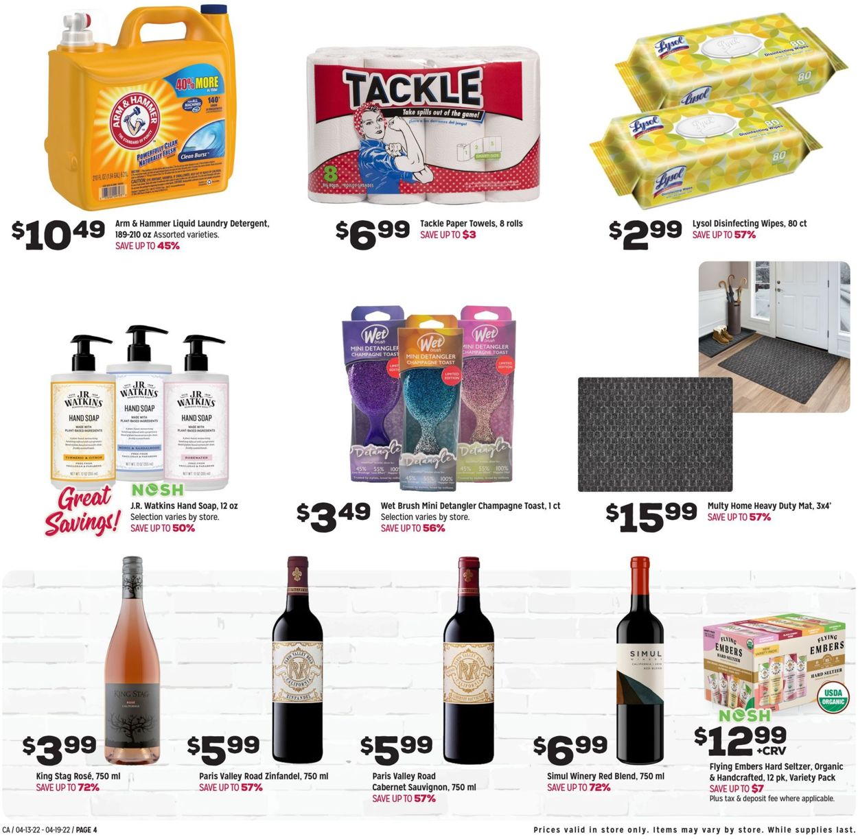 Catalogue Grocery Outlet EASTER 2022 from 04/13/2022