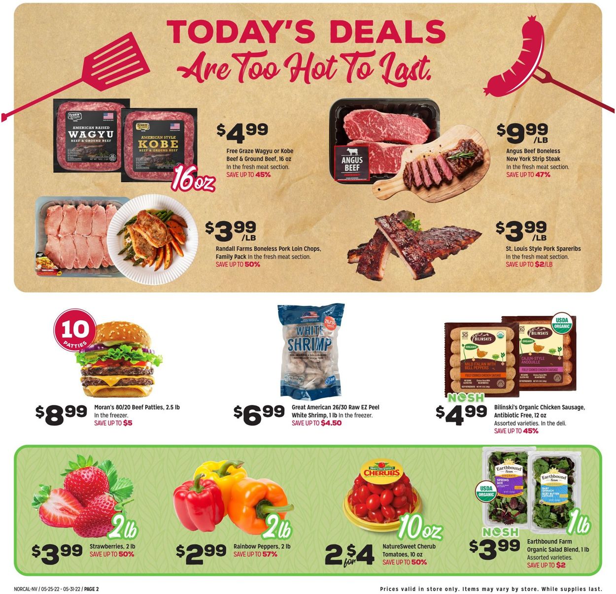 Catalogue Grocery Outlet from 05/25/2022