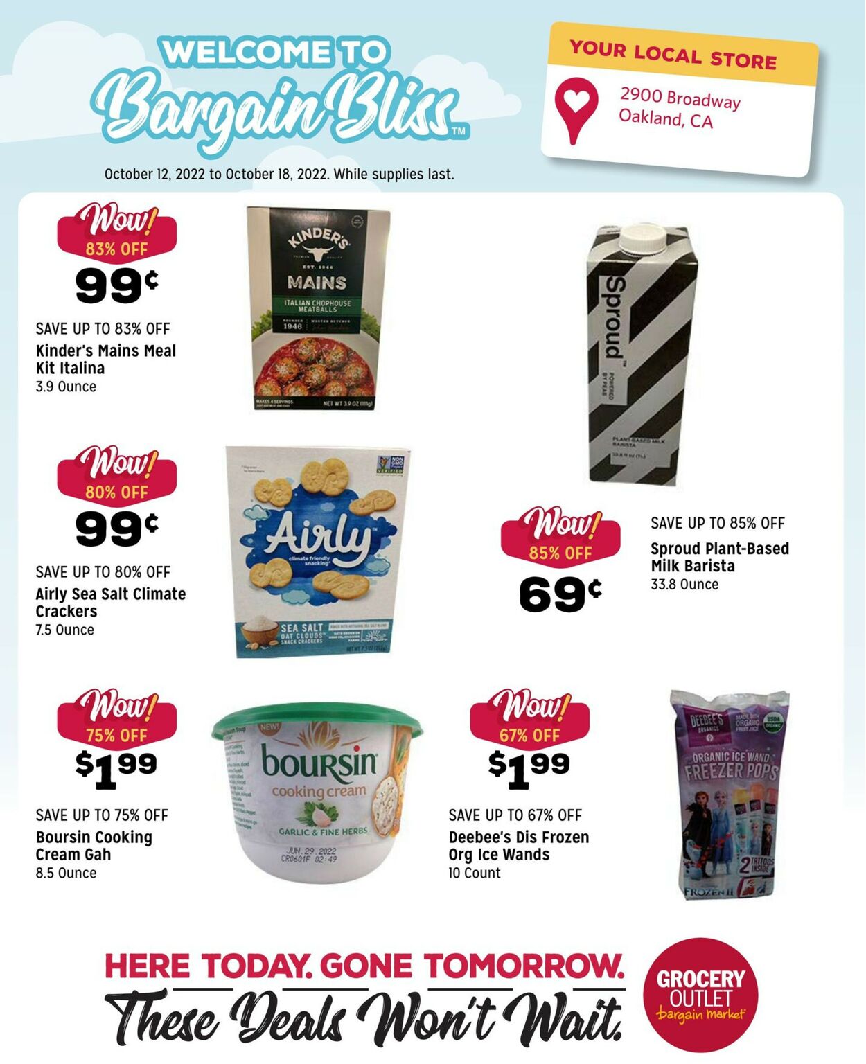 Catalogue Grocery Outlet from 10/12/2022