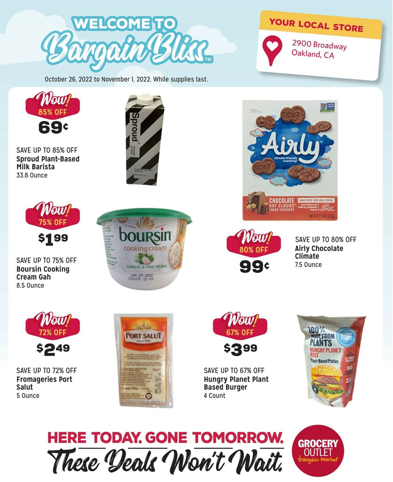 Catalogue Grocery Outlet from 10/26/2022
