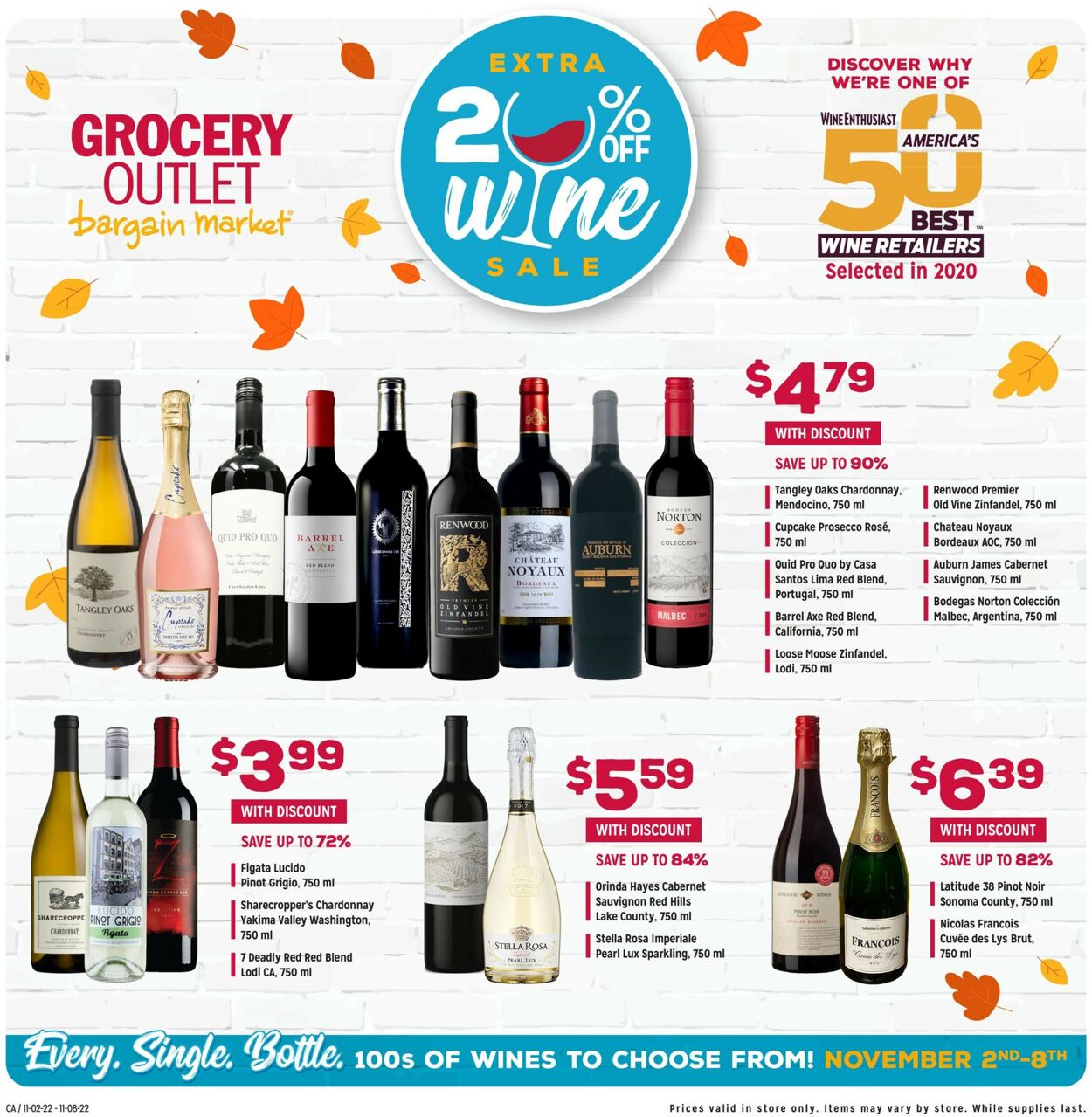 Catalogue Grocery Outlet from 11/02/2022