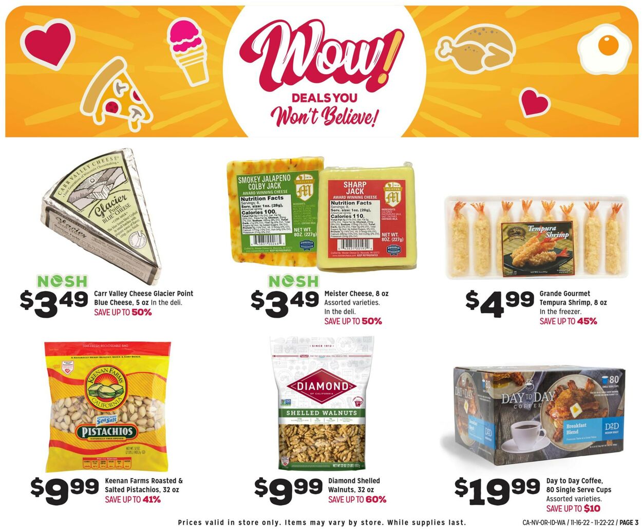 Catalogue Grocery Outlet from 11/16/2022