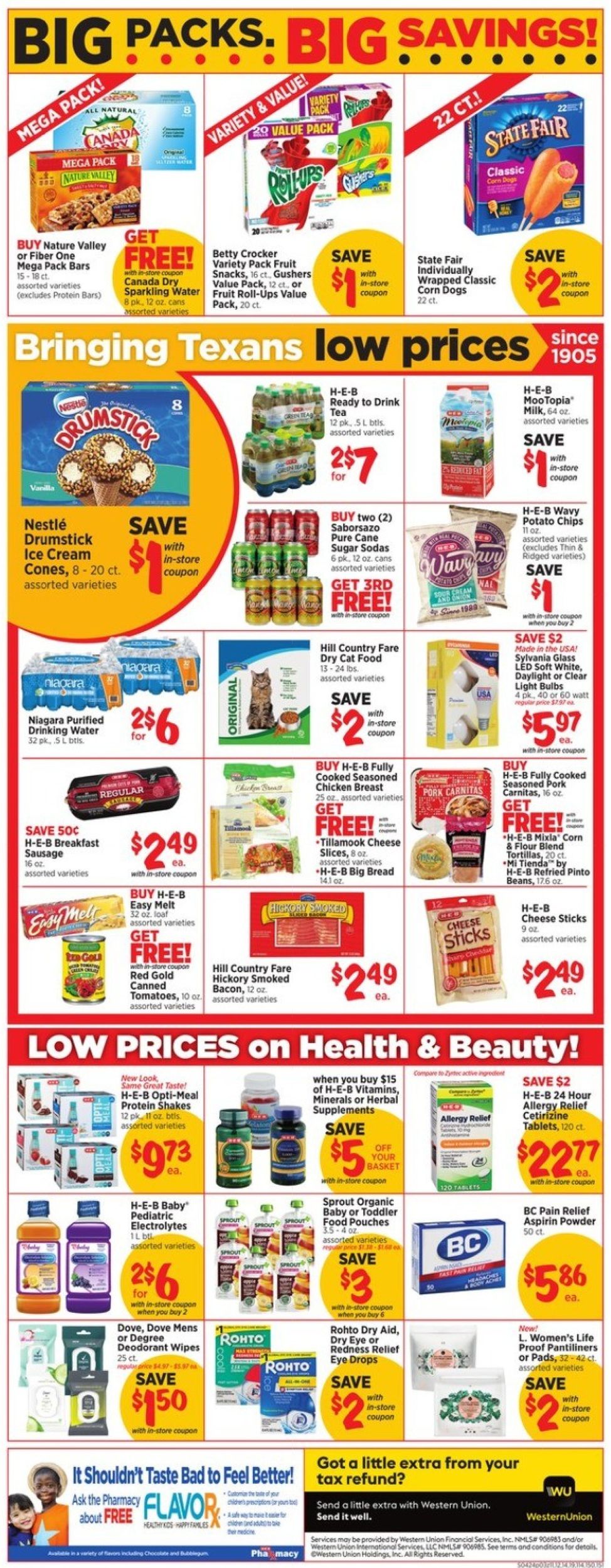 Catalogue H-E-B from 04/24/2019