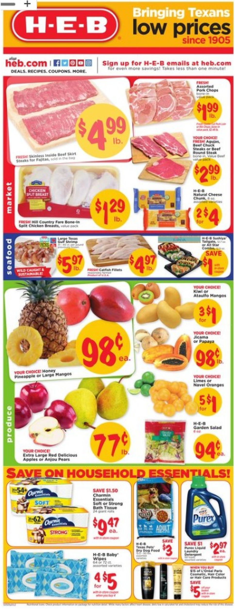 Catalogue H-E-B from 05/01/2019
