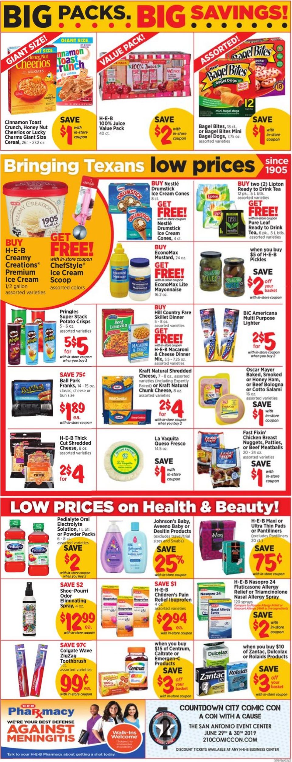 Catalogue H-E-B from 06/19/2019