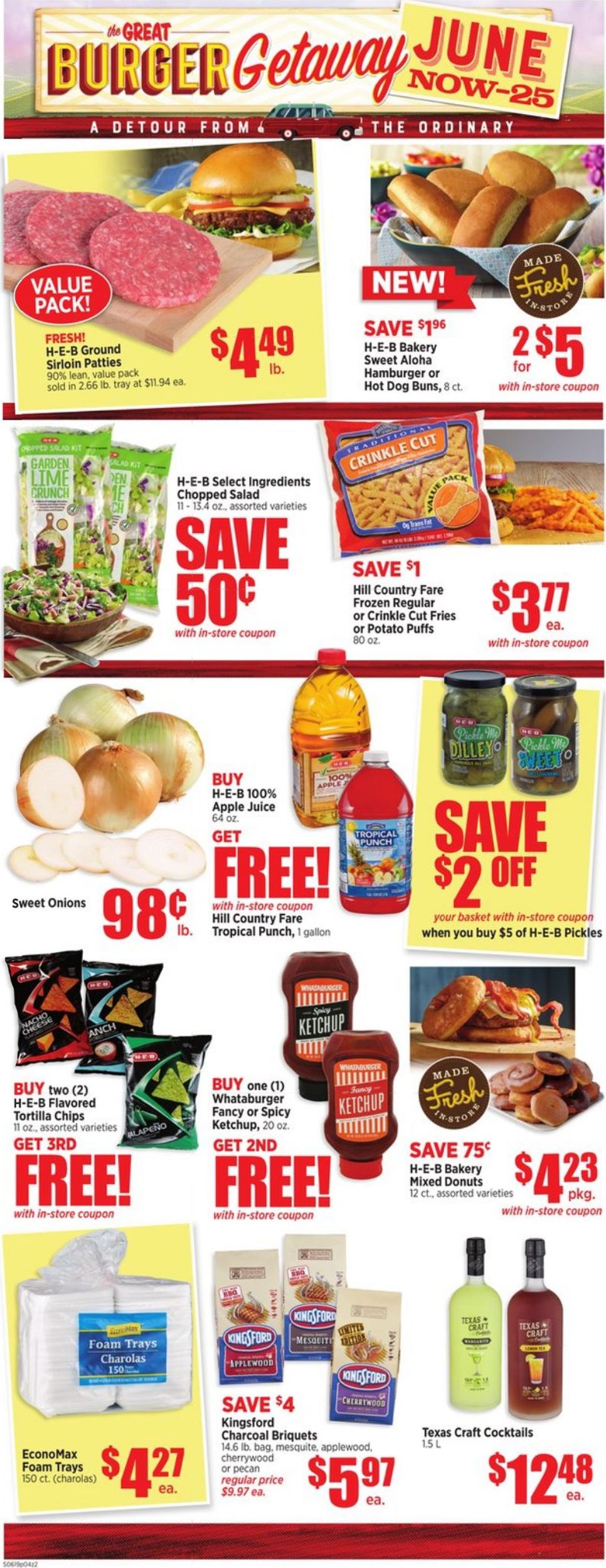 Catalogue H-E-B from 06/19/2019