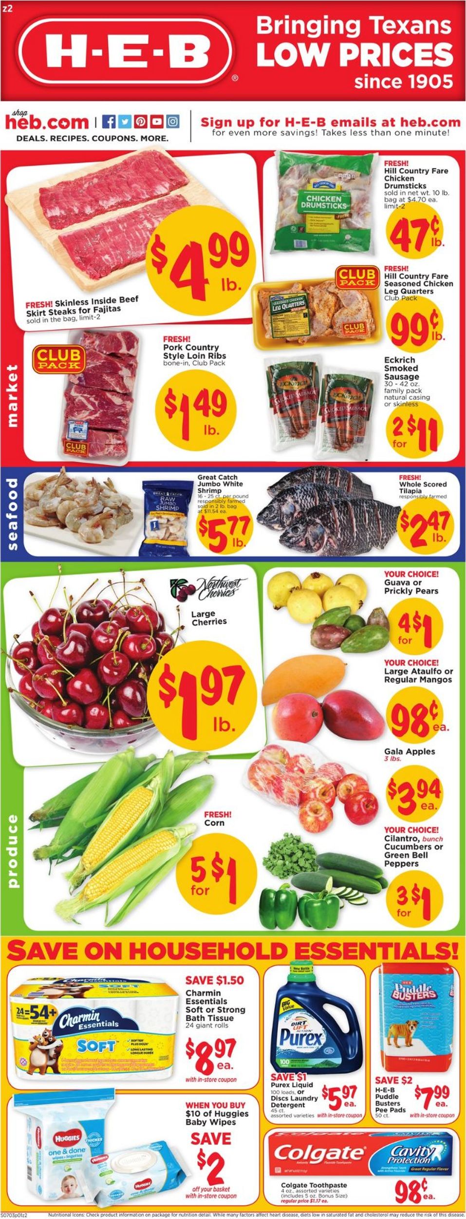 Catalogue H-E-B from 07/03/2019