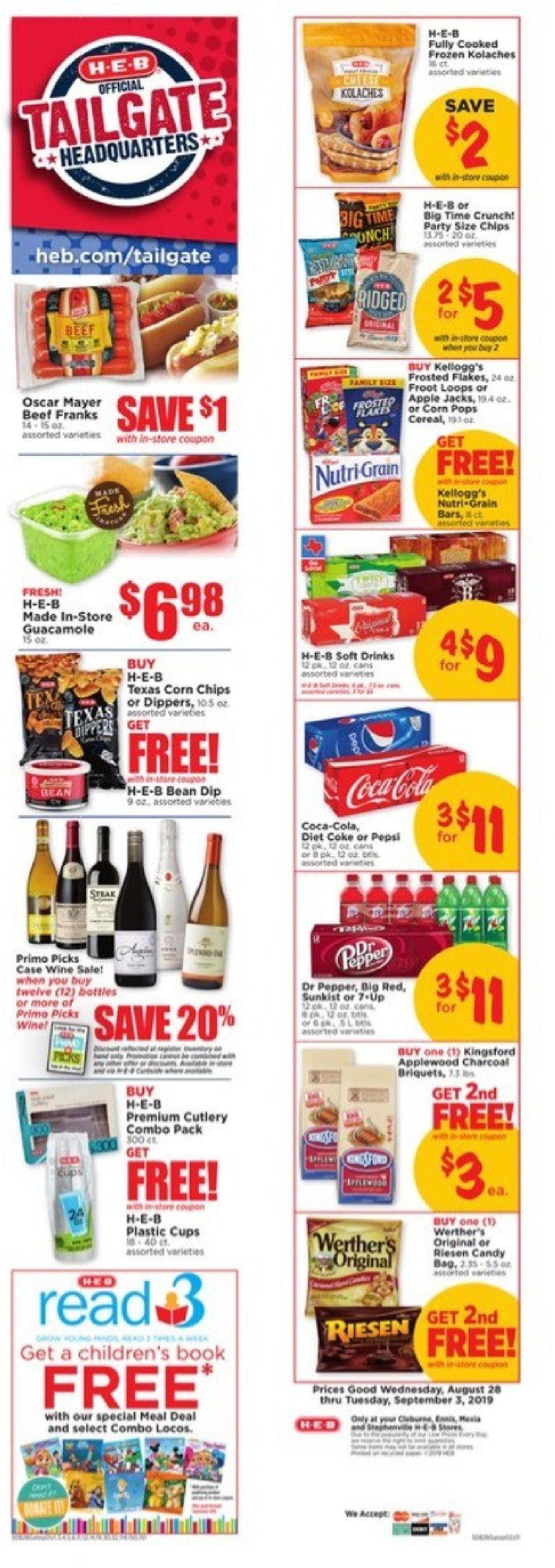 Catalogue H-E-B from 08/28/2019