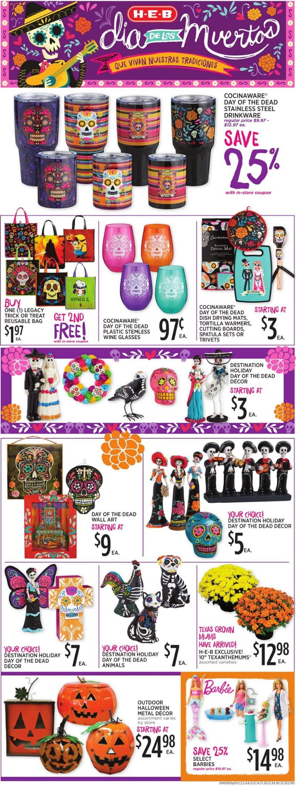 Catalogue H-E-B from 09/25/2019