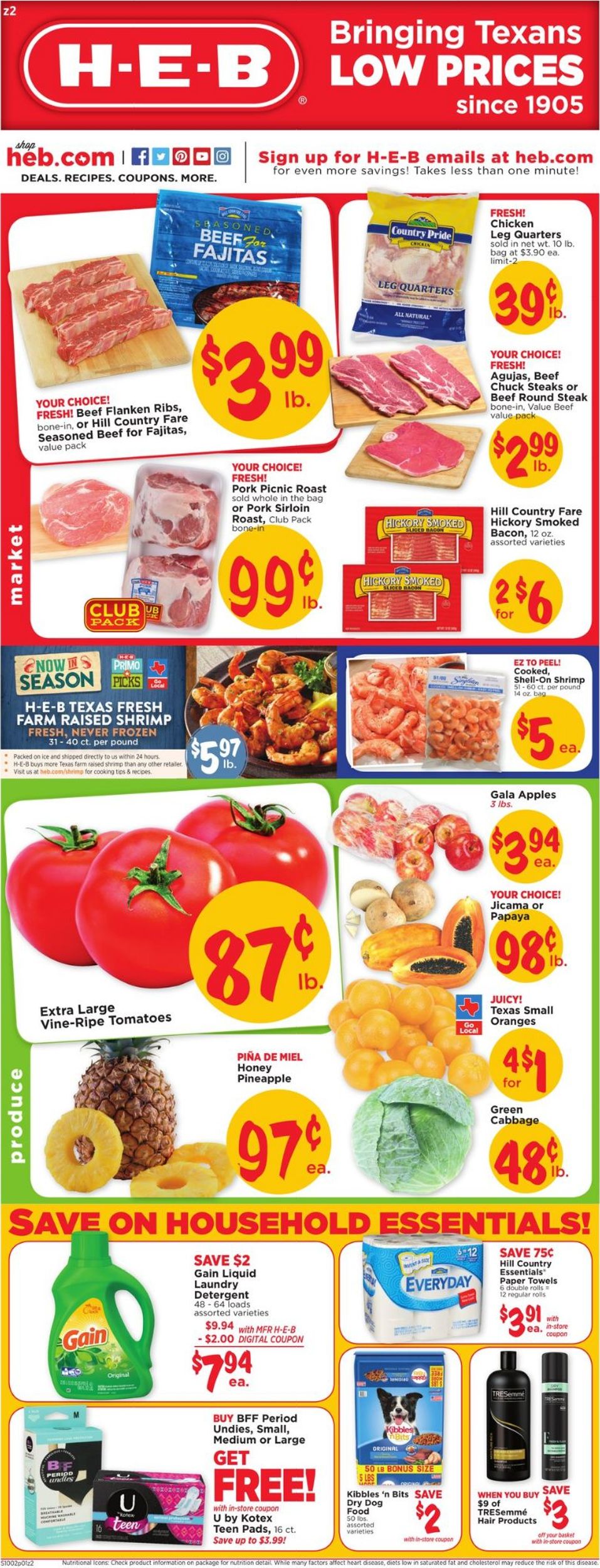 Catalogue H-E-B from 10/02/2019