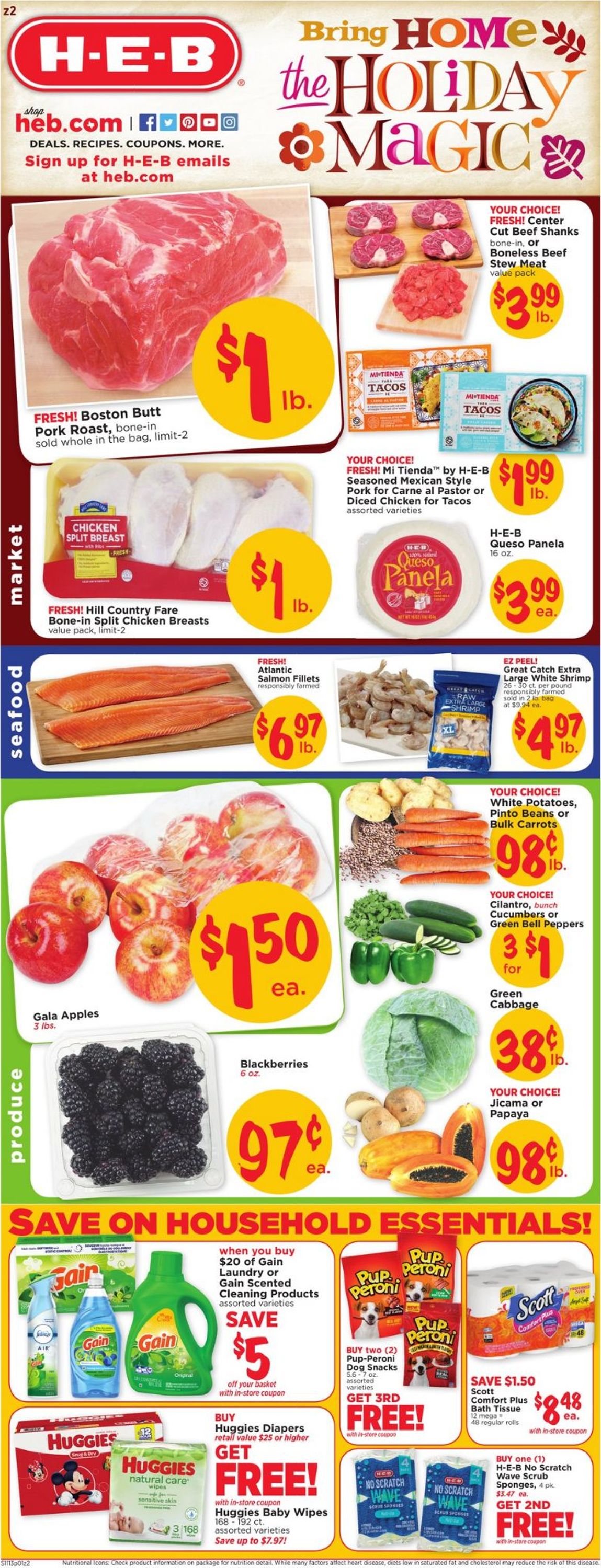 Catalogue H-E-B from 11/13/2019