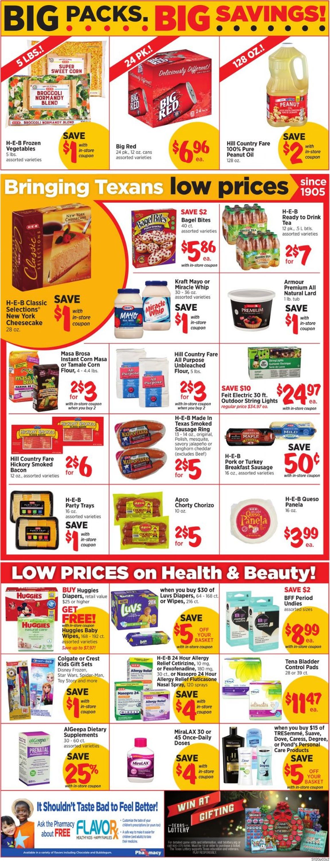 Catalogue H-E-B - Thanksgiving Ad 2019 from 11/20/2019