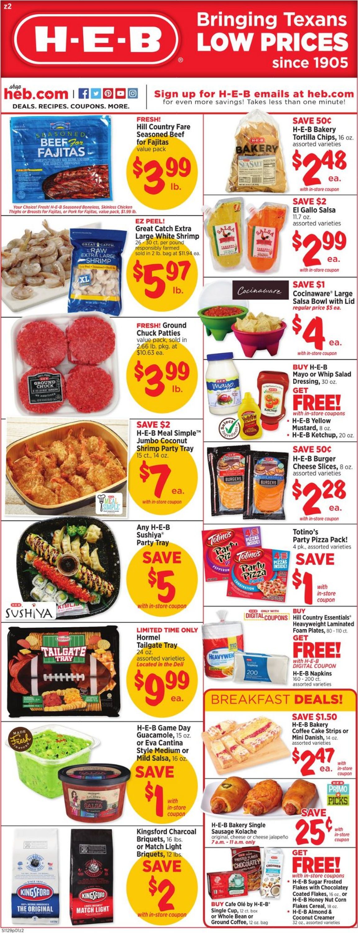 Catalogue H-E-B from 11/29/2019