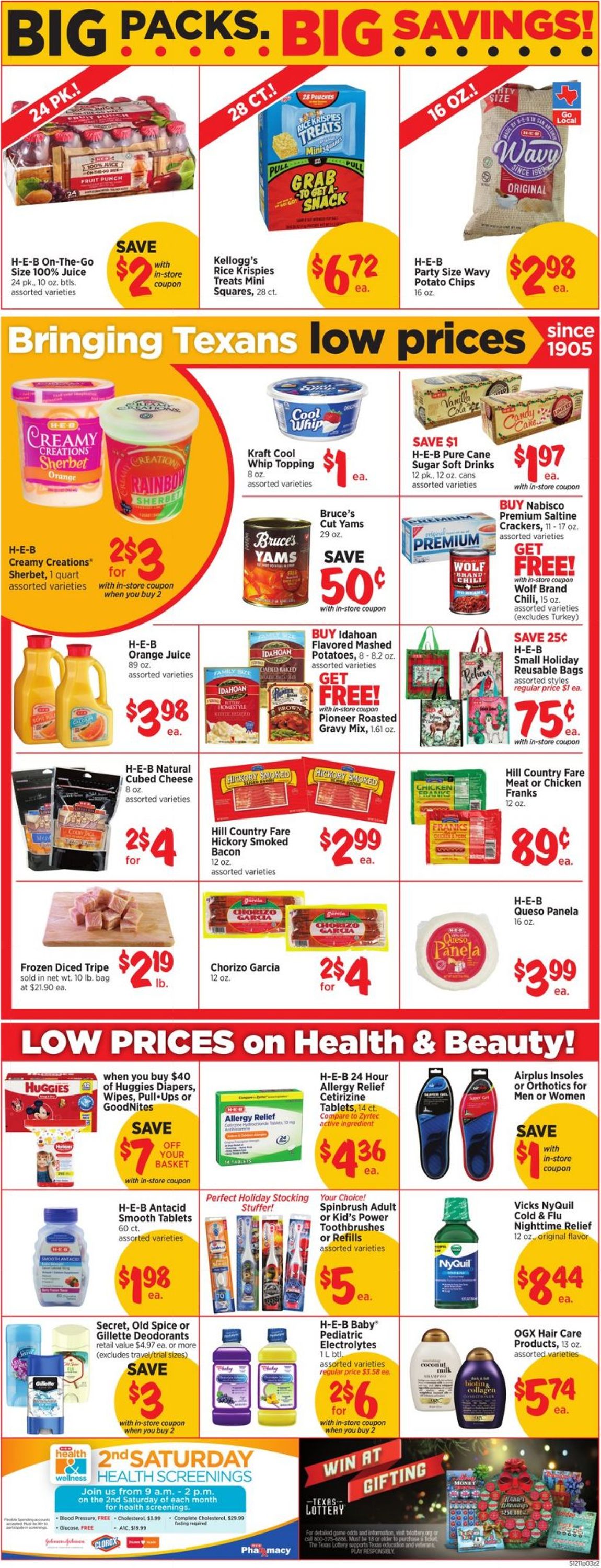 HEB Holiday Ad 2019 Current weekly ad 12/11 12/17/2019 [7