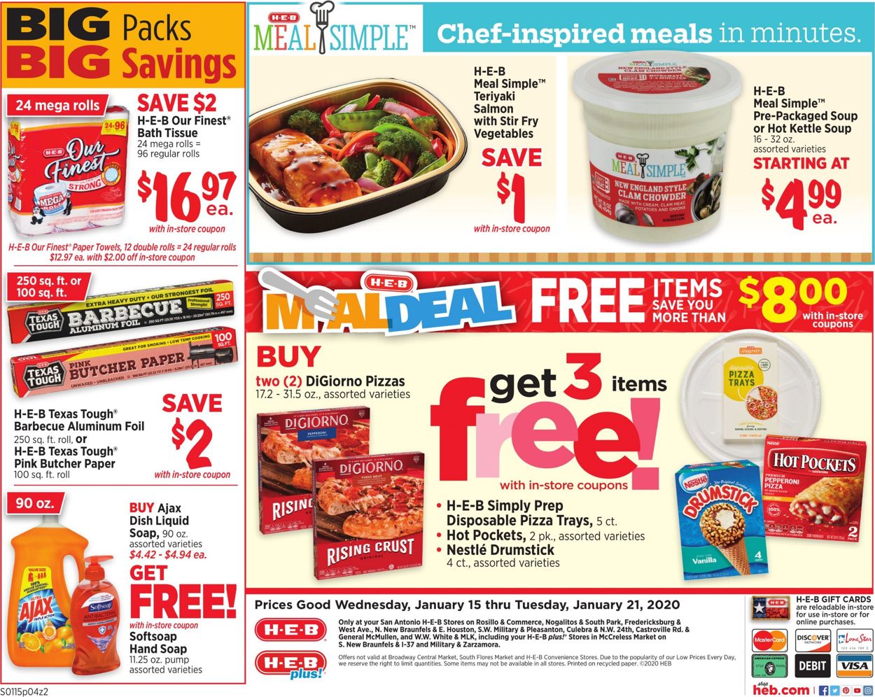 Catalogue H-E-B from 01/15/2020