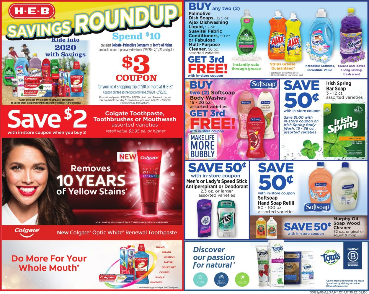 Catalogue H-E-B from 01/29/2020