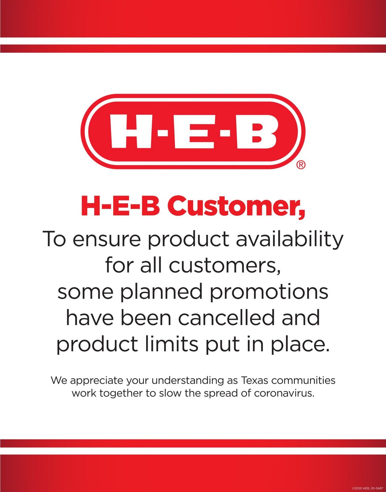 Catalogue H-E-B from 03/18/2020