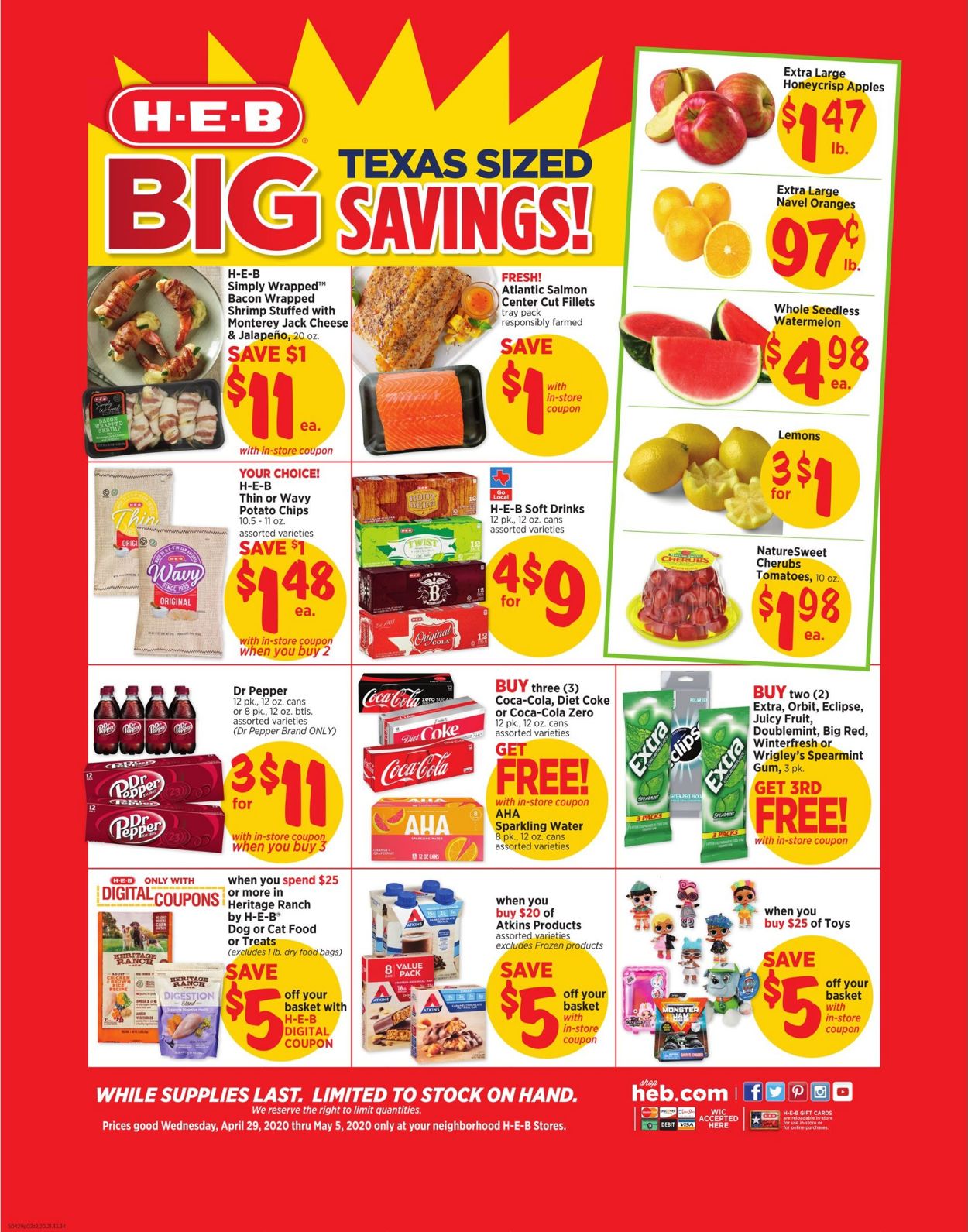 Catalogue H-E-B from 04/29/2020